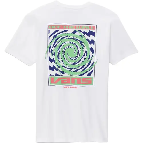 Vans Wormhole Warped T Shirt T Shirt Men's White