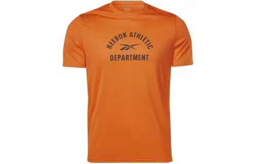 Reebok ID TRAIN GRAPHIC SS TEE T Shirt Men's Orange