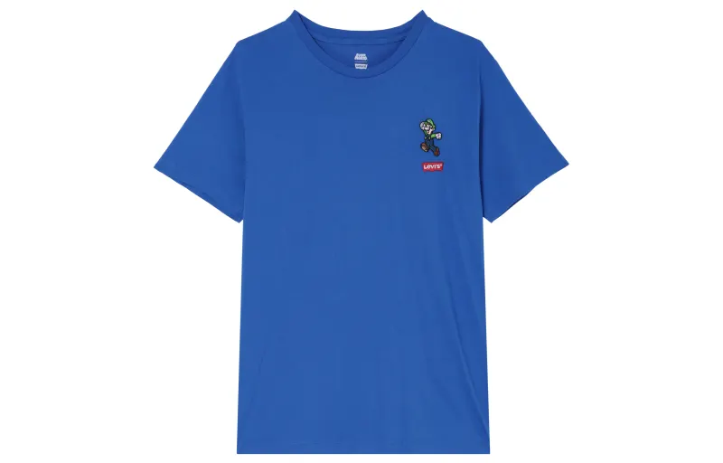 Levis x SUPER MARIO T Shirt Men's Blue