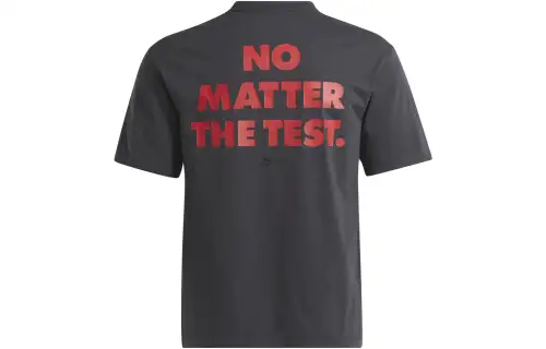 Reebok NO MATTER THE TEST GFX T Shirt Men's Dark Gray