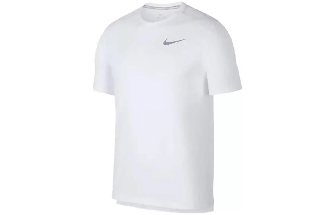 Nike T-Shirts Men's White Crew Neck Moderate