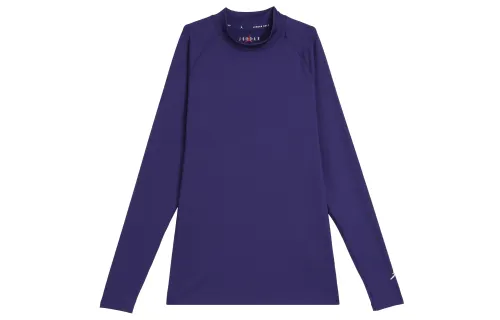 Jordan T Shirts Men's Purple Crew Neck Moderate Straight Fit