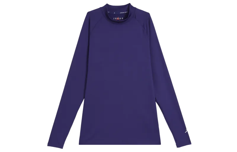 Jordan T Shirts Men's Purple Crew Neck Moderate Straight Fit
