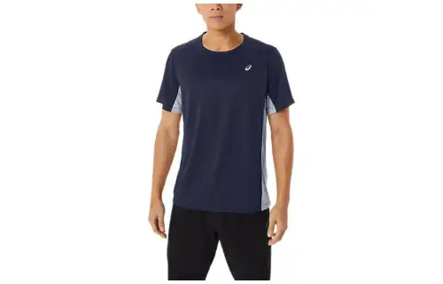 Asics Train Sana Short Sleeve T Shirt Men's Dark Blue