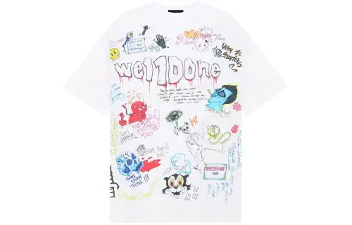 WE11DONE graphic-print cotton T-shirt