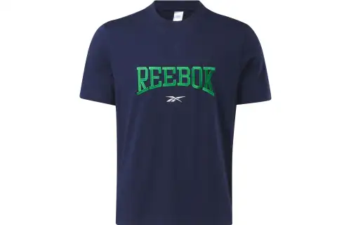 Reebok Classics Varsity T Shirt Unisex Marine Blue