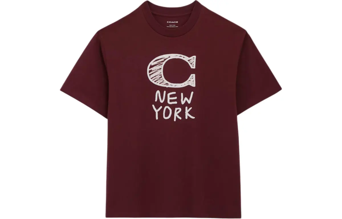 COACH Men's Outlet Signature T-Shirt PORT