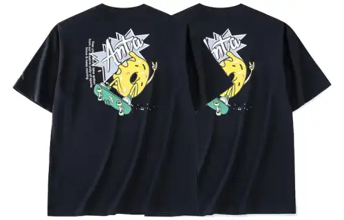 Anta T Shirt Unisex 2 Pack Basic Black