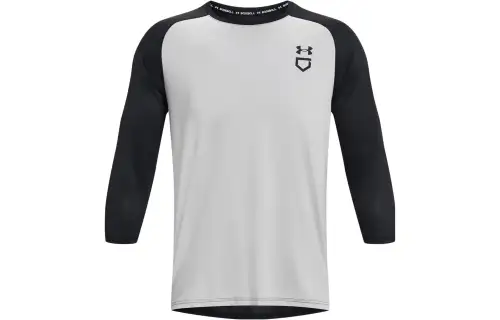 Under Armour Utility T Shirts Men's Gray Crew Neck Moderate Straight Fit
