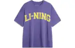 Li Ning Sports Fashion Collection T Shirt Unisex Dark Blue Purple