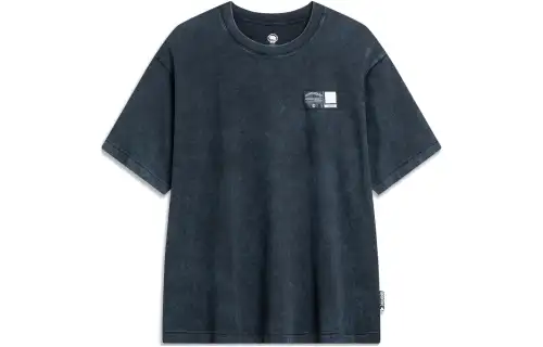 Li Ning Badfive Drop Shoulder Sleeve T Shirt Unisex Black