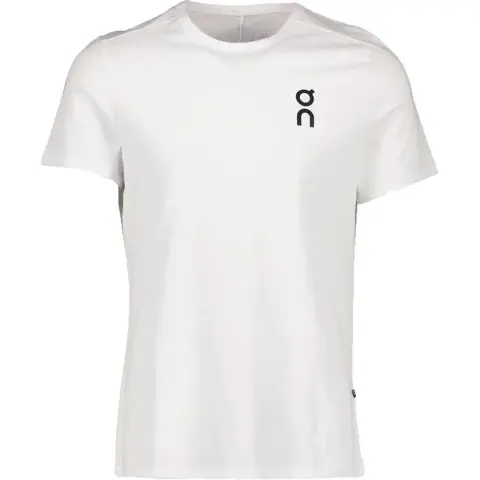 On T-Shirts Men's White Crew Neck Moderate Straight Fit
