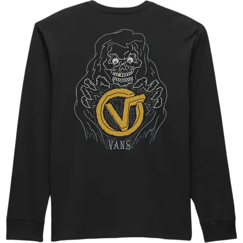 Vans Reapen Long Sleeve T Shirt T Shirt Unisex Black