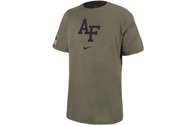 Nike Air Force T Shirt Men's Medium Olive