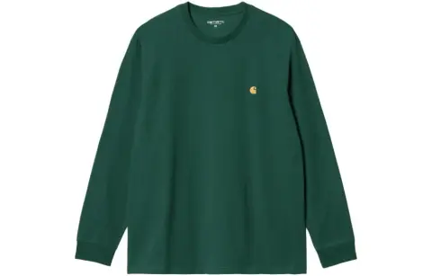 Carhartt WIP Chase Long Sleevet Shirt T Shirt Men's Green