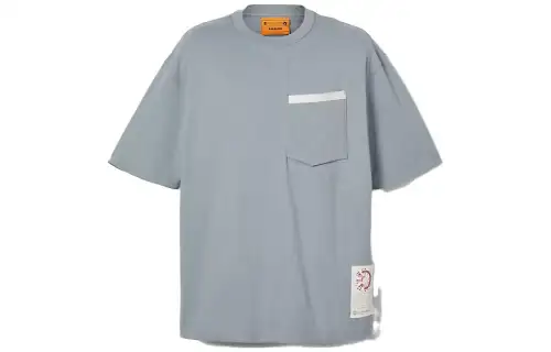 Timberland T Shirts Unisex Gray Crew Neck Moderate Straight Fit