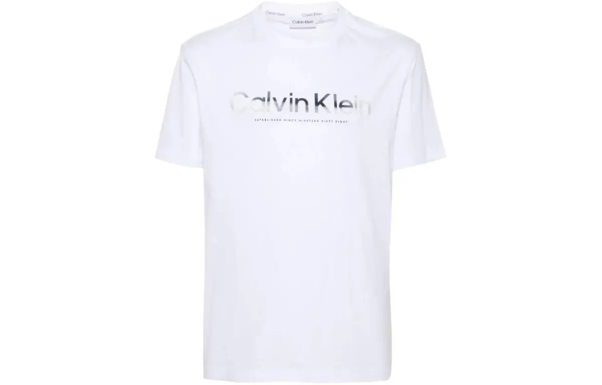 Calvin Klein Logo print Cotton T shirt