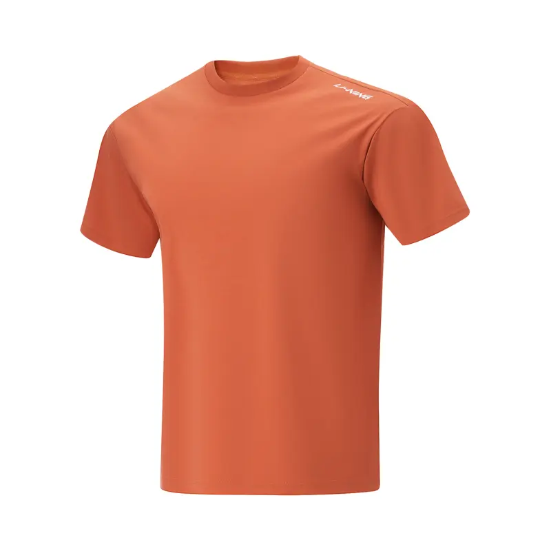 Li Ning T Shirt Men's Sunshine Dirty Orange