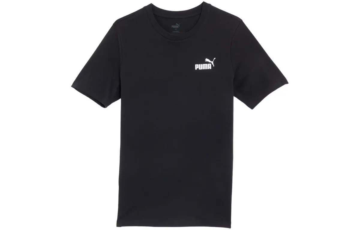 PUMA Ess Logo T Shirt Men's Black