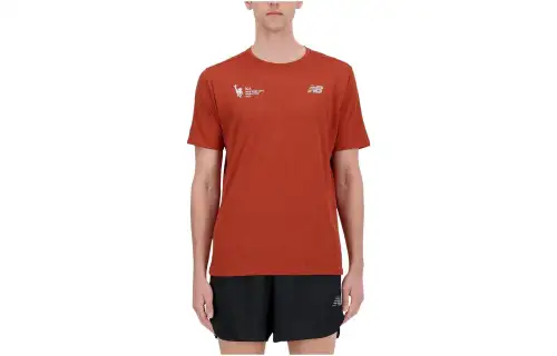 New Balance T Shirt Men's Brown Red