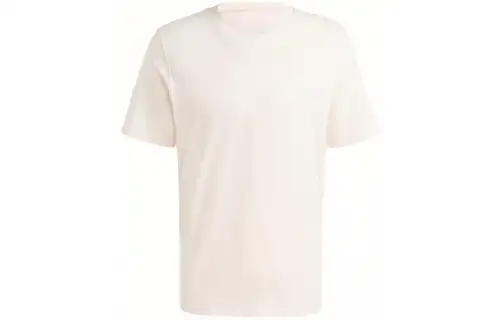 Adidas Originals T Shirts Men's Milk White Crew Neck Moderate