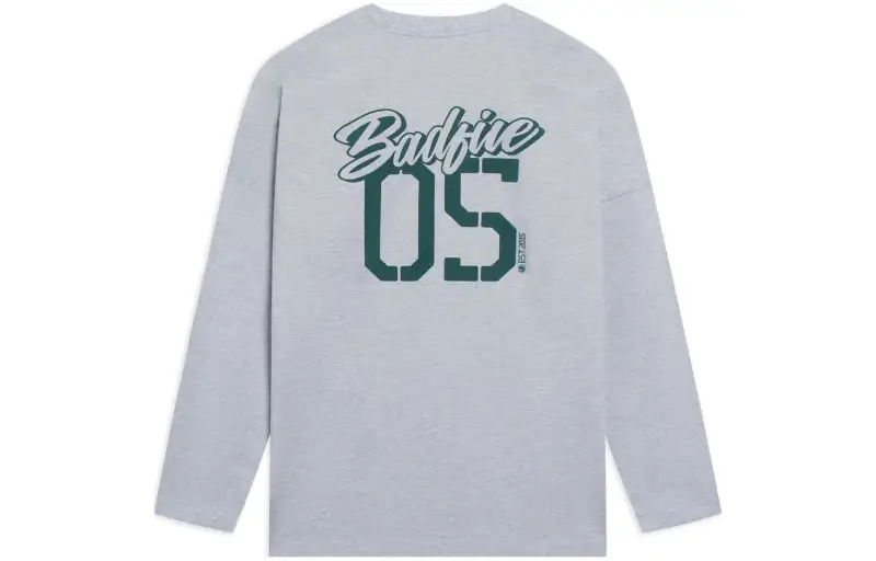 Li Ning Badfive T Shirt Unisex Light Heather Gray