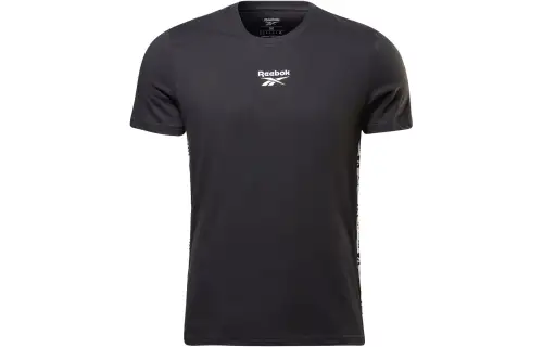 Reebok IDENTITY TAPE T Shirt Men's Black