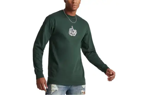 Vans T Shirts Men's Green Crew Neck Moderate Other