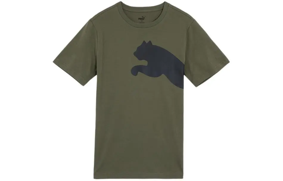 PUMA T-Shirts Men's Crew Neck Moderate Straight Fit