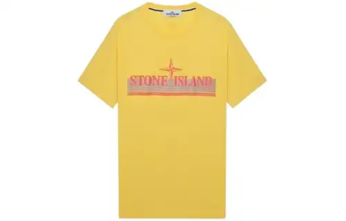 STONE ISLAND T Shirt Men's Yellow