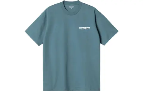 Carhartt WIP Ink Bleed T Shirt T Shirt Men's Light Blue