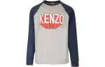 KENZO Logo-Printed Long Sleeved T-Shirt