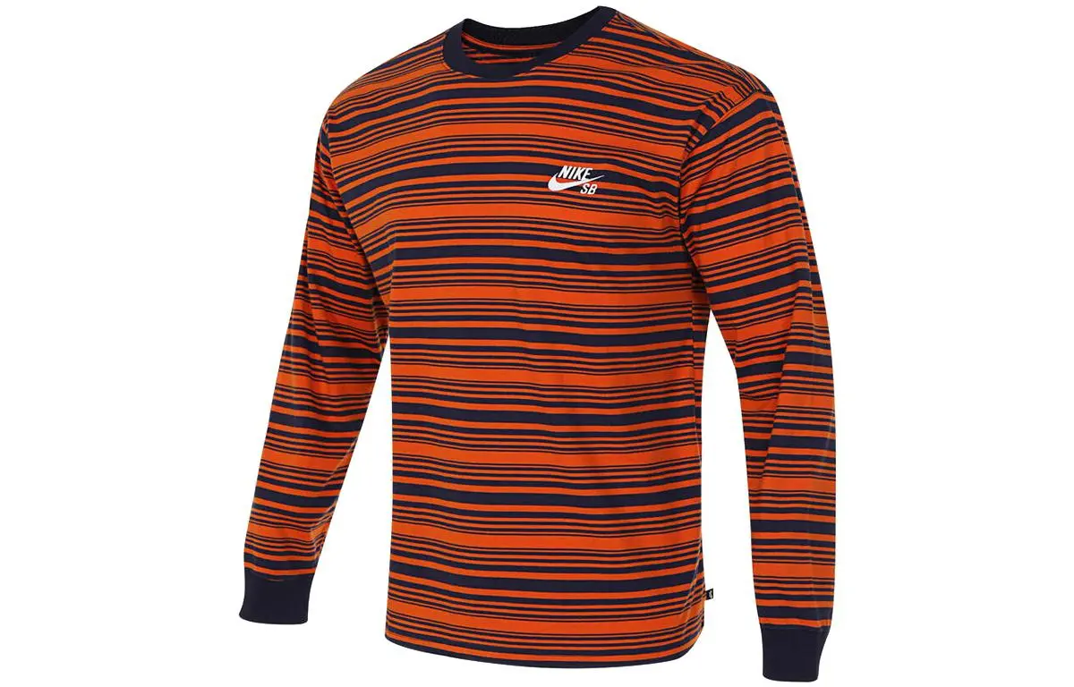 Nike T-Shirts Men's Brown Crew Neck Moderate