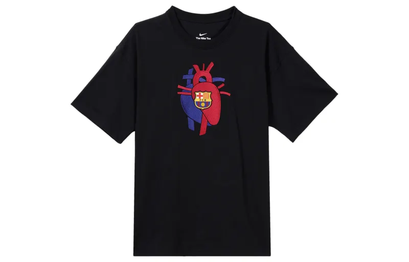 Nike X Patta T Shirts Men's Black Crew Neck Moderate Straight Fit