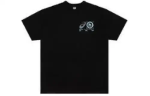 Asics x HIDDEN.NY T Shirt Unisex Black