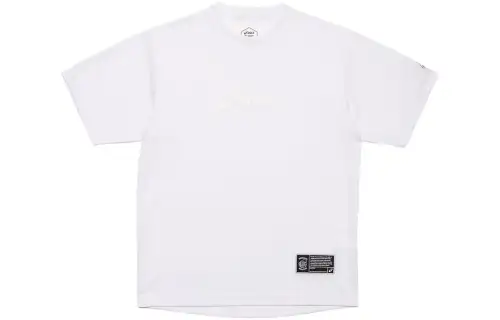 ASICS T Shirts Men's White Crew Neck Moderate Straight Fit