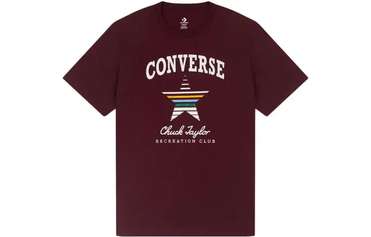 Converse All Star Chuck Taylor T Shirt Unisex Burgundy