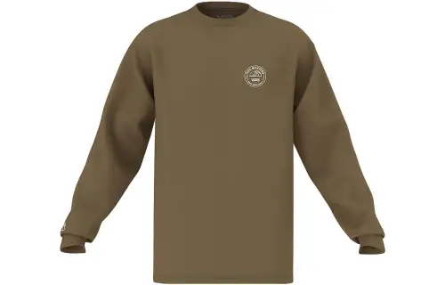Vans 2023 Pipe Masters Poster Long Sleeve T Shirt T Shirt Men's Kangaroo Brown