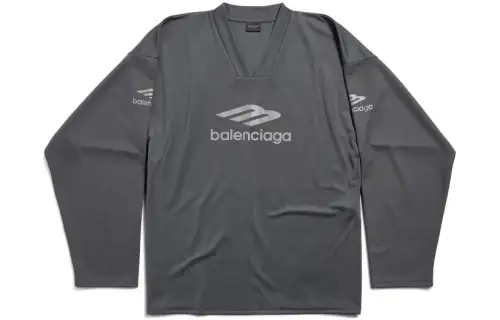 Balenciaga T Shirt Men's Loose Fit Gray