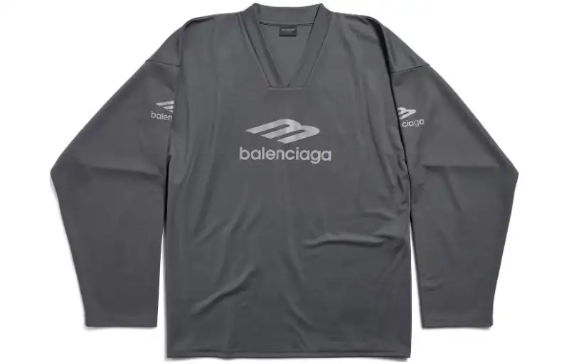 Balenciaga T Shirt Men's Loose Fit Gray
