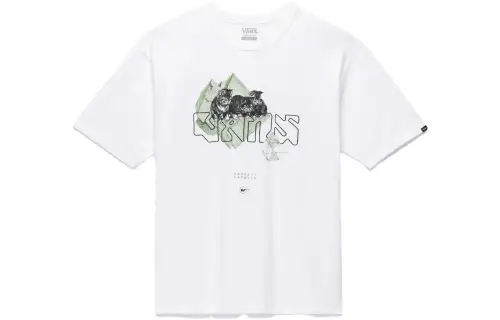 Vans Digital Kitten T Shirt T Shirt Unisex White