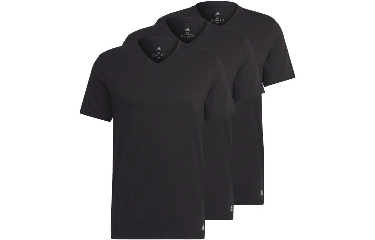 Adidas T Shirt Men's 3 Pack Black