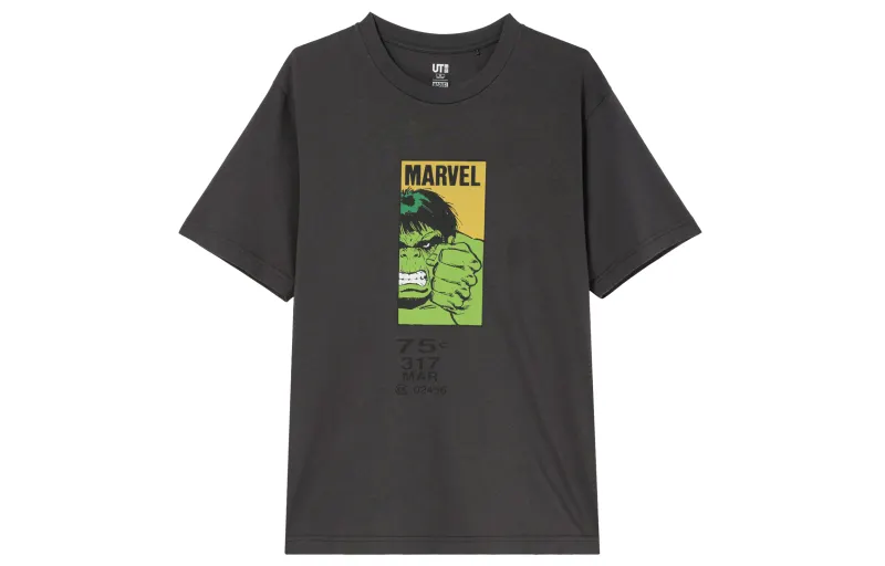 UNIQLO UT T Shirt Unisex Dark Gray