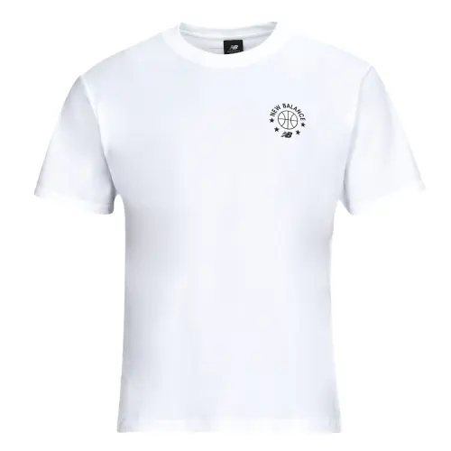 New Balance Hoops Essentials T Shirt Men's White