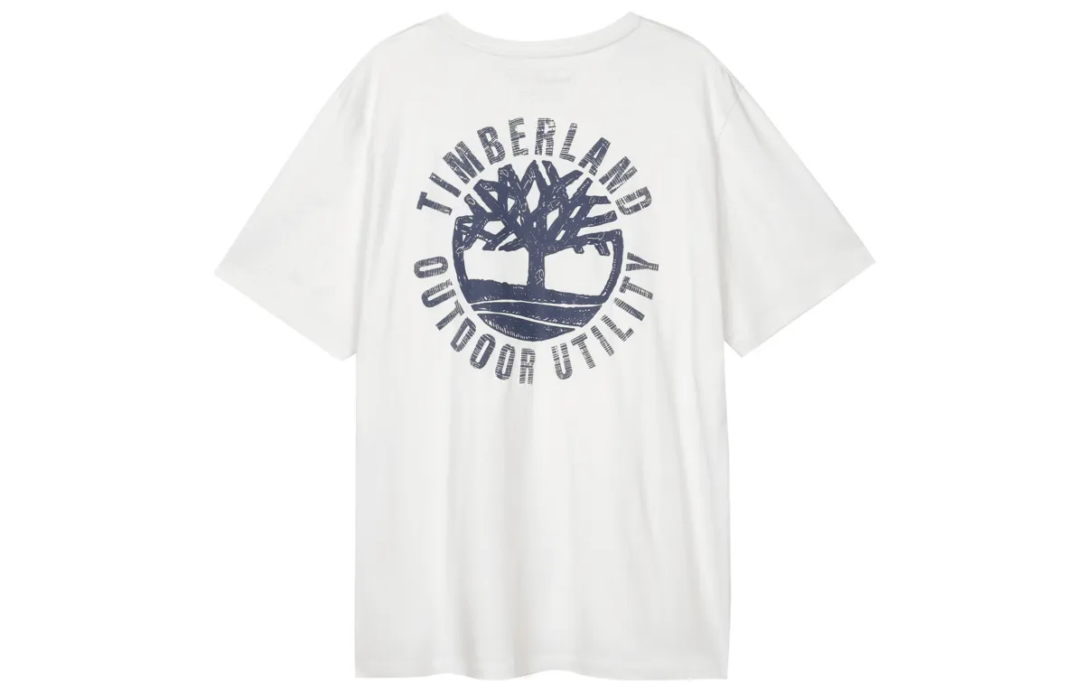 Timberland T Shirt Unisex White