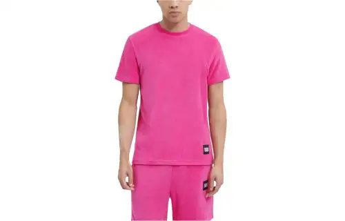 UGG T Shirts Men's Pink Crew Neck Moderate Other