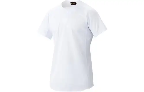 ASICS T Shirts Men's White Crew Neck Moderate Straight Fit