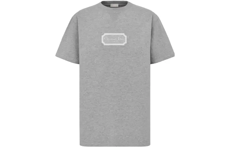 DIOR Christian Couture Relaxed Fit T Shirt T Shirt Men's Gray