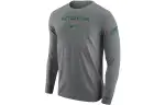 Nike T Shirts Men's Gray Crew Neck Moderate Straight Fit