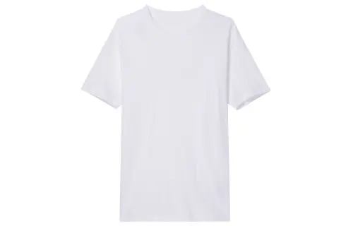 UNIQLO T Shirts Men's White Crew Neck Moderate